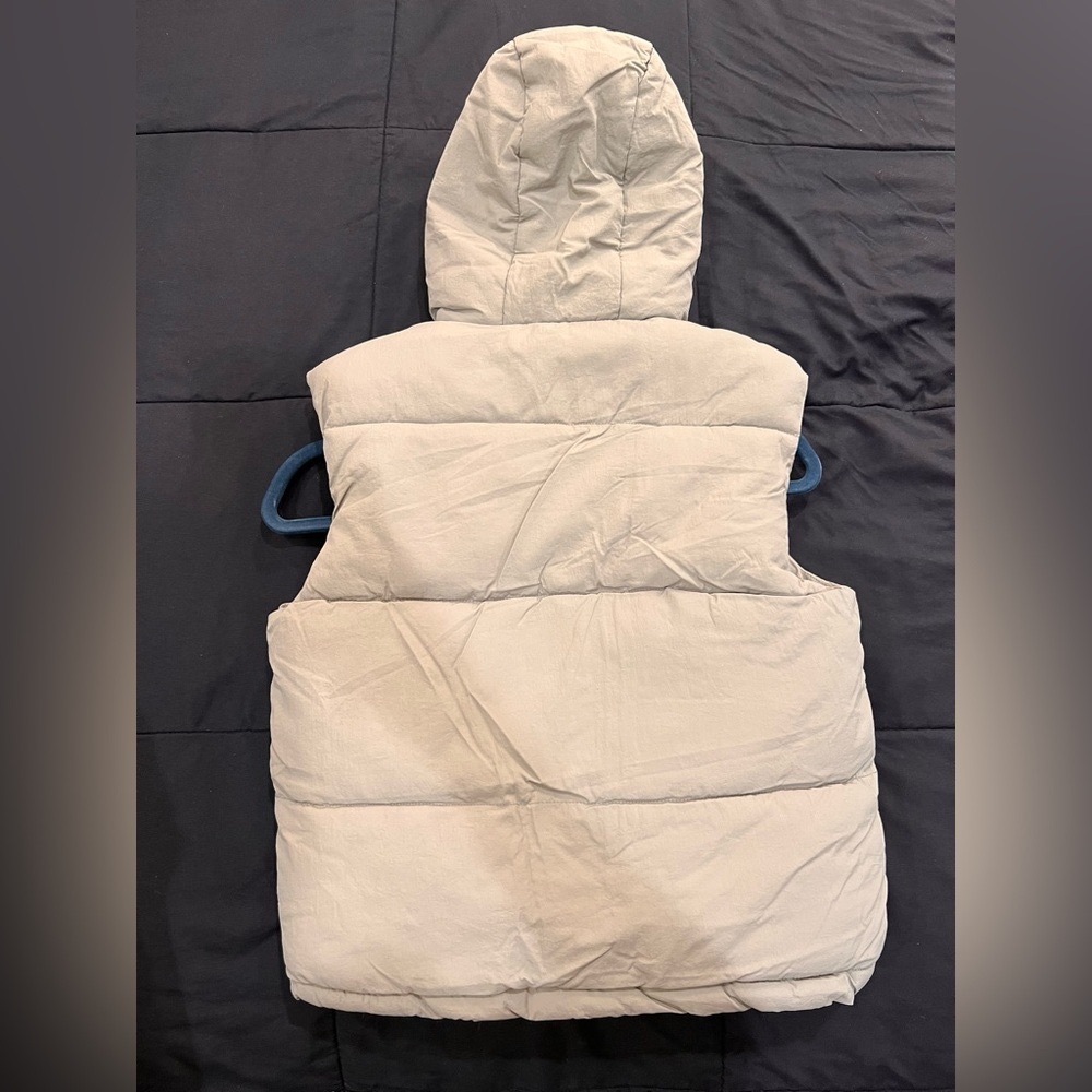Fashion Nova Sage Hooded Vest